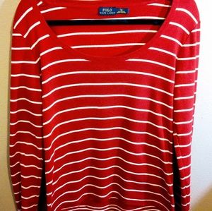 Ralph Lauren Polo striped long sleeve sweater